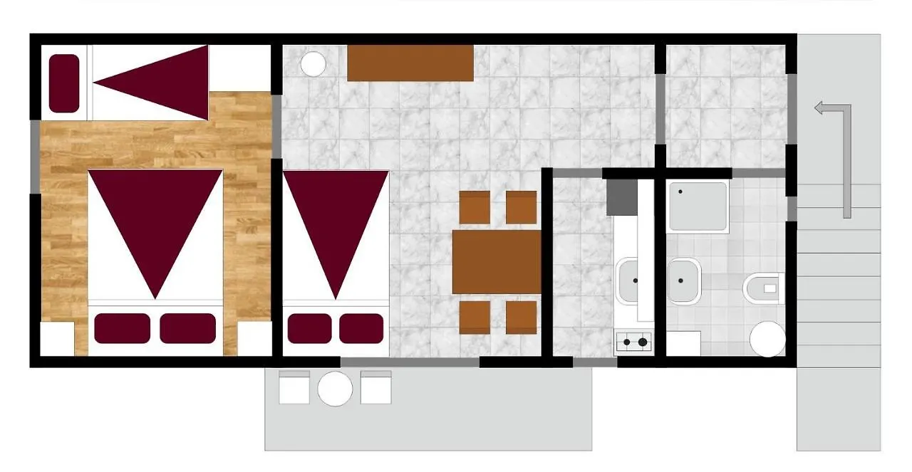 Apartments Rupec Parenzo Poreč 3*,  Horvátország